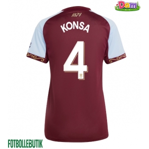 Aston Villa Ezri Konsa #4 Hemmatröja Kvinnor 2025-26 Kortärmad